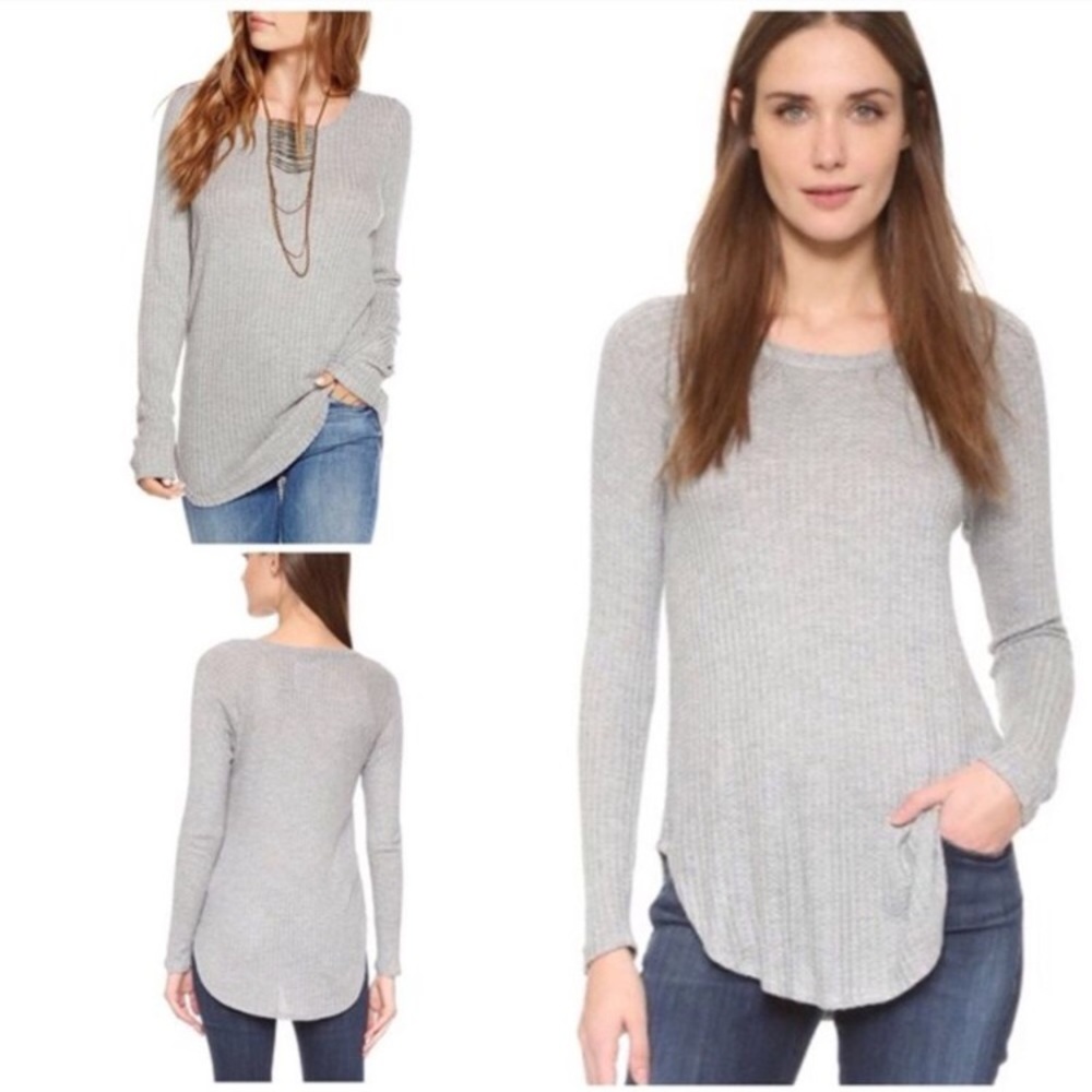 Heather Gray Waffle Tunic